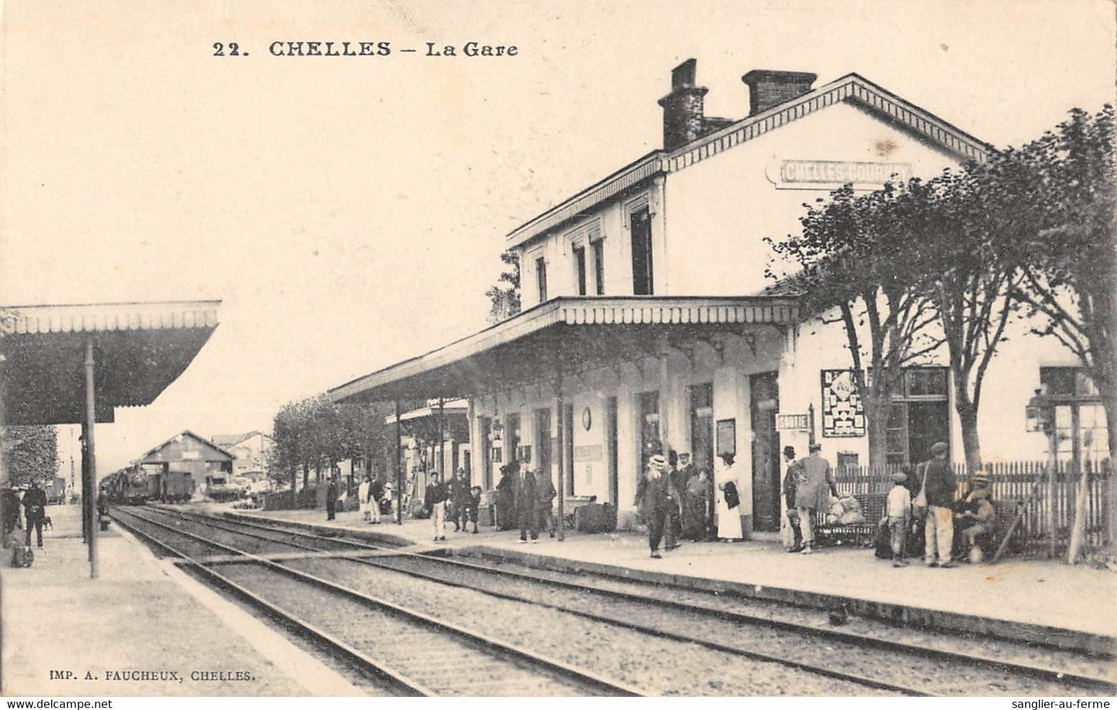 CPA 77 CHELLES LA GARE - Chelles