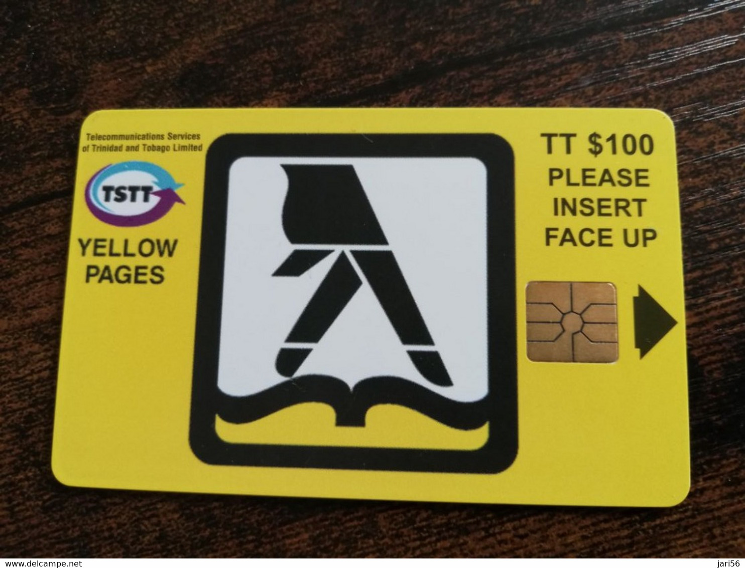 TRINIDAD & TOBAGO  $ 100,-  CHIPCARD !! YELLOW PAGES      ** 8920** - Trinité & Tobago