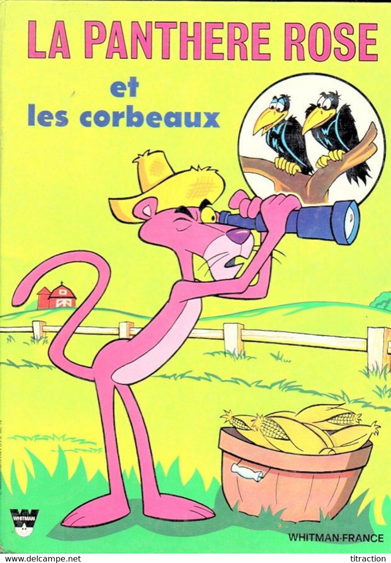 Livre BD Ancien EO édition Originale  BANDE DESSINEE La Panthere Rose Et Les Corbeaux  1975 - Original Drawings