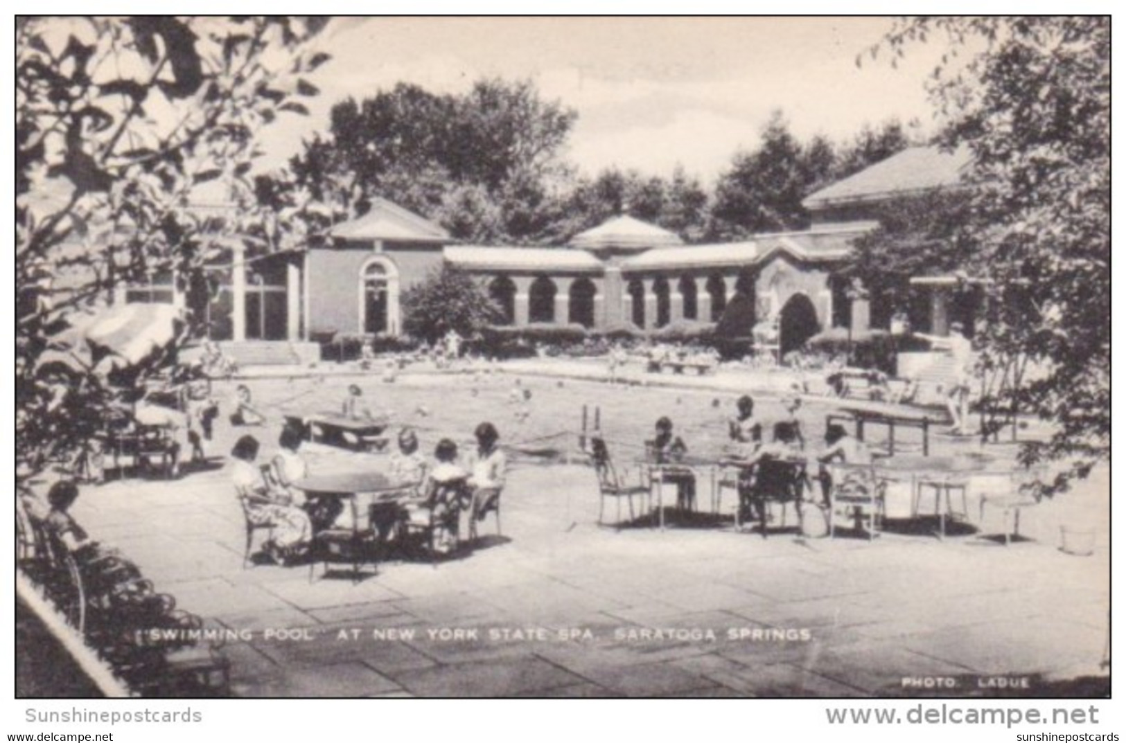 New York Saratoga Springs Swimming Pool At State Spa Artvue - Saratoga Springs