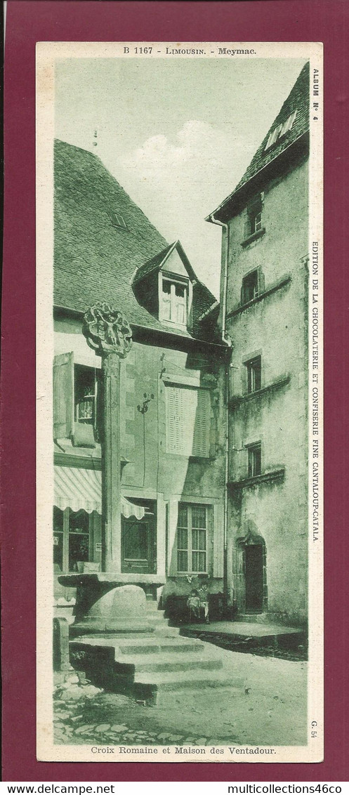 170222A - PUBLICITE CHOCOLATERIE CONFISERIE CANTALOUP CATALA Album 4 B1167 LIMOUSIN MEYMAC Croix Romaine - Chocolat