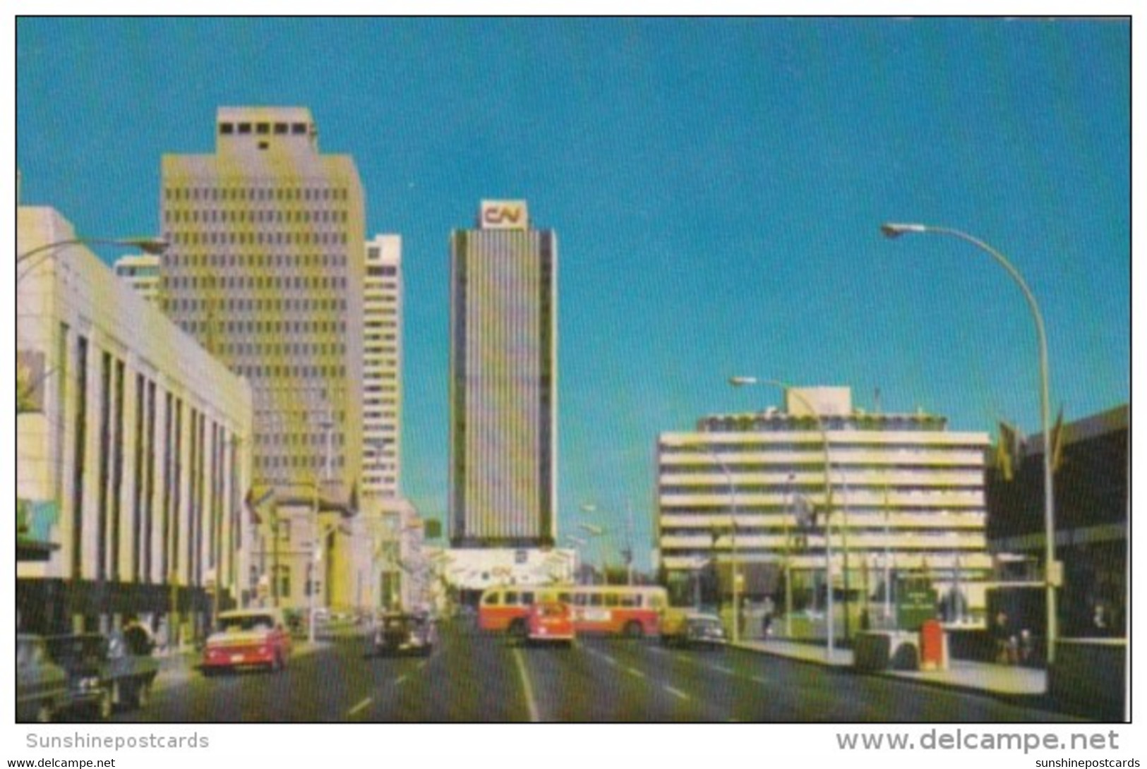 Canada City Hall And CN Towers Edmonton Alberta - Edmonton