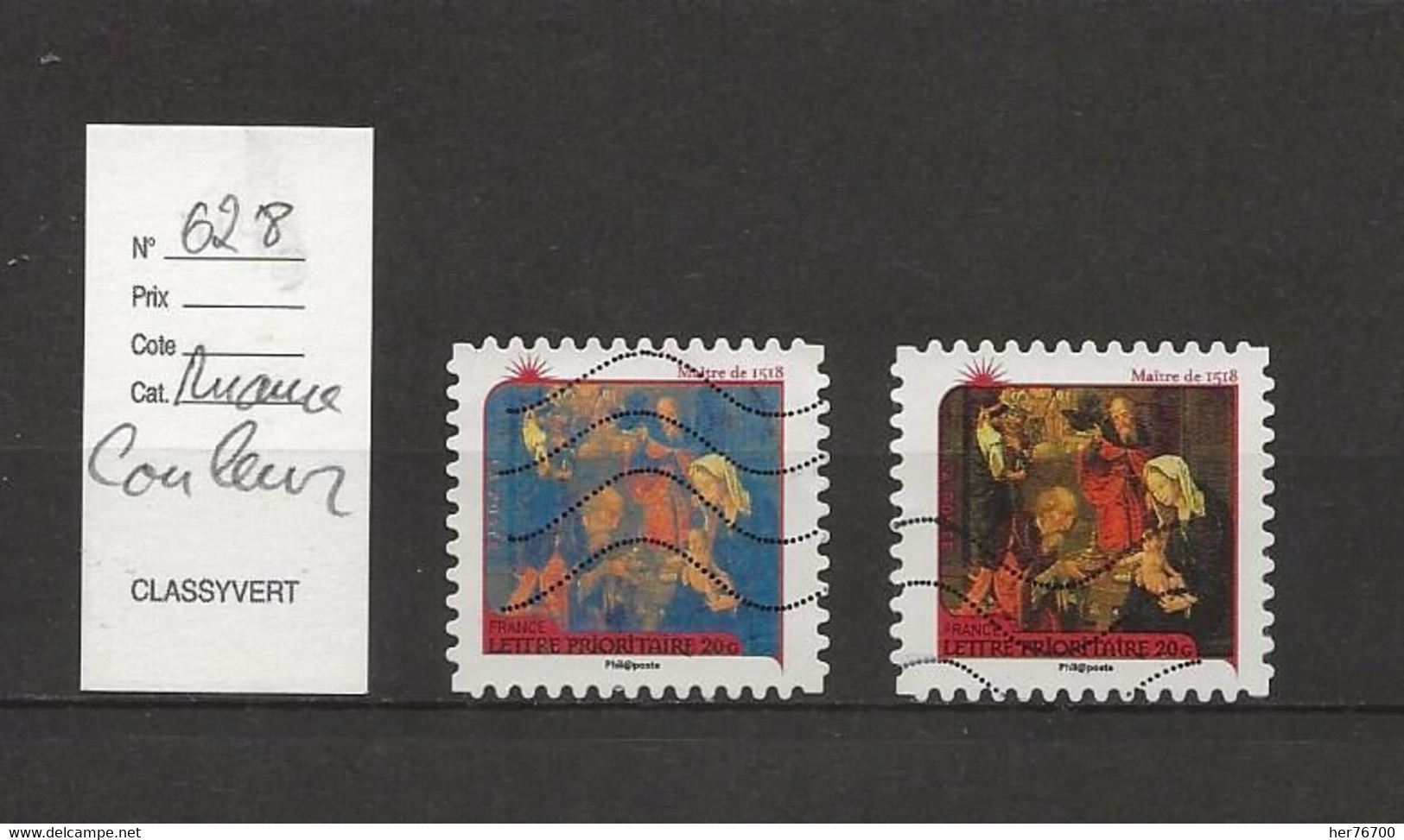 TIMBRE ADHESIF  YVERT N°  628 - Storia Postale