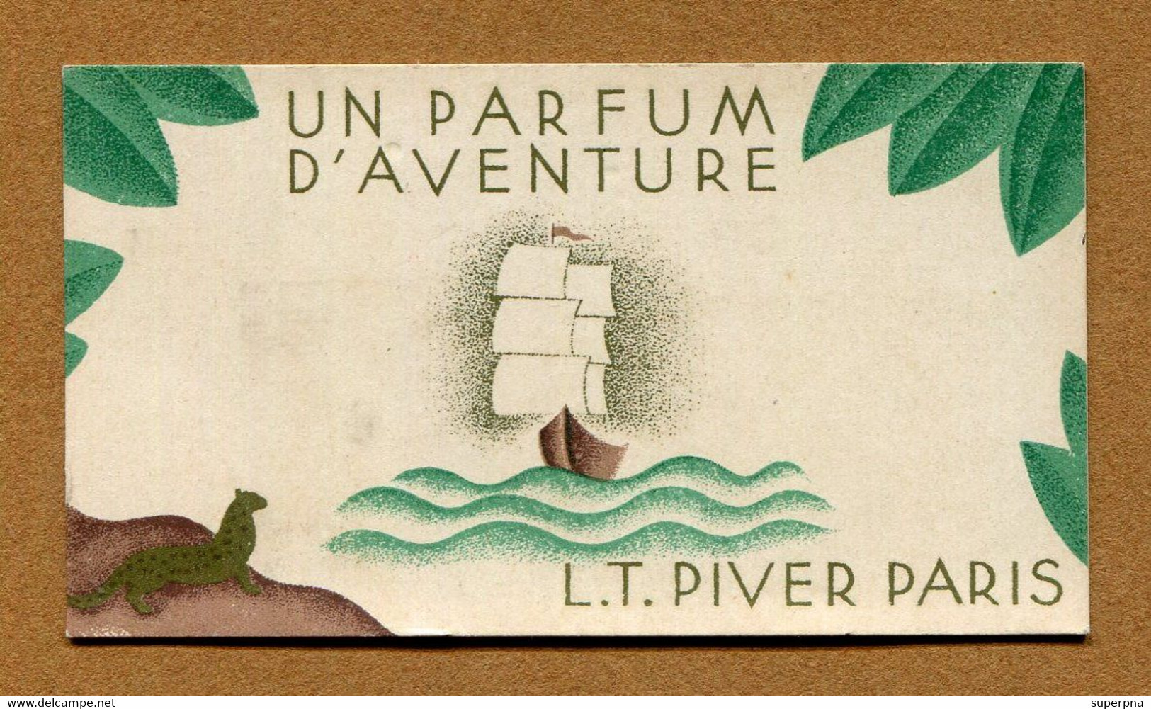 " L.T. PIVERT - UN PARFUM D'AVENTURE "  Calendrier 1932 - Anciennes (jusque 1960)