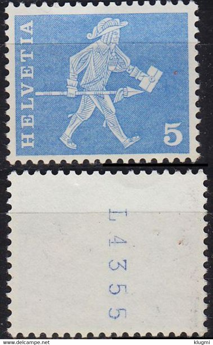 SCHWEIZ SWITZERLAND [Rolle] MiNr 0696 X L-P ( **/mnh ) - Coil Stamps