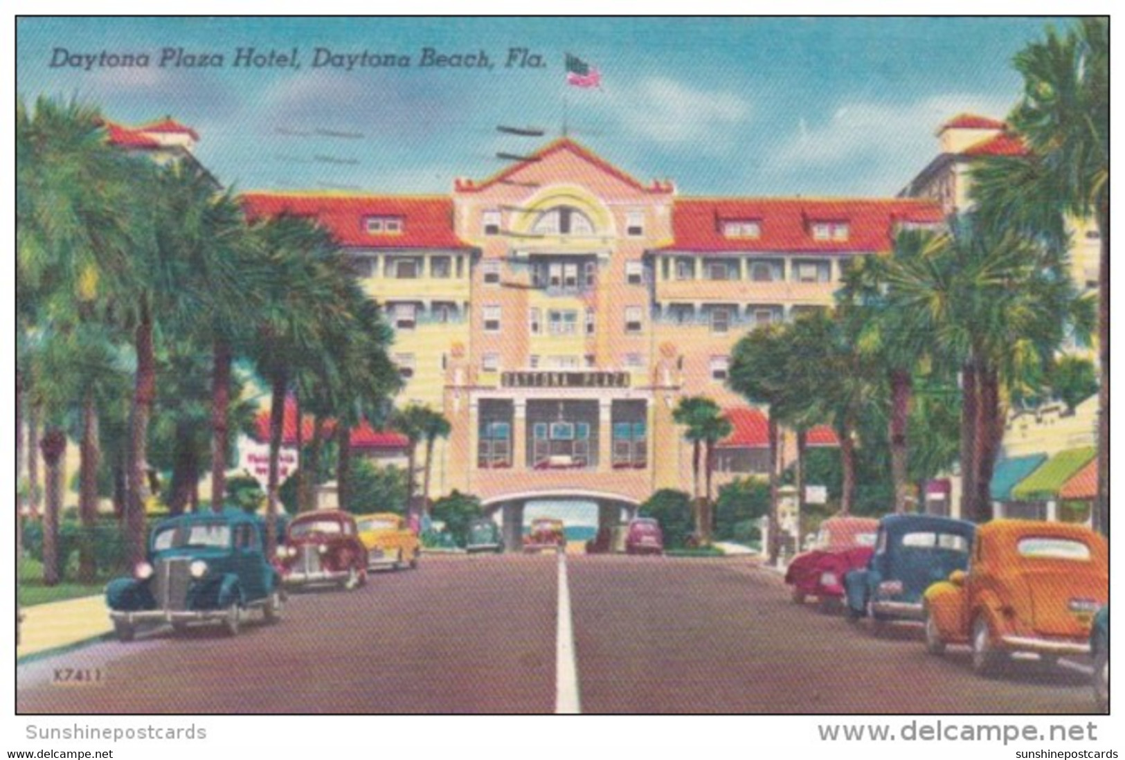 Florida Daytona The Daytona Plaza Hotel 1956 - Daytona