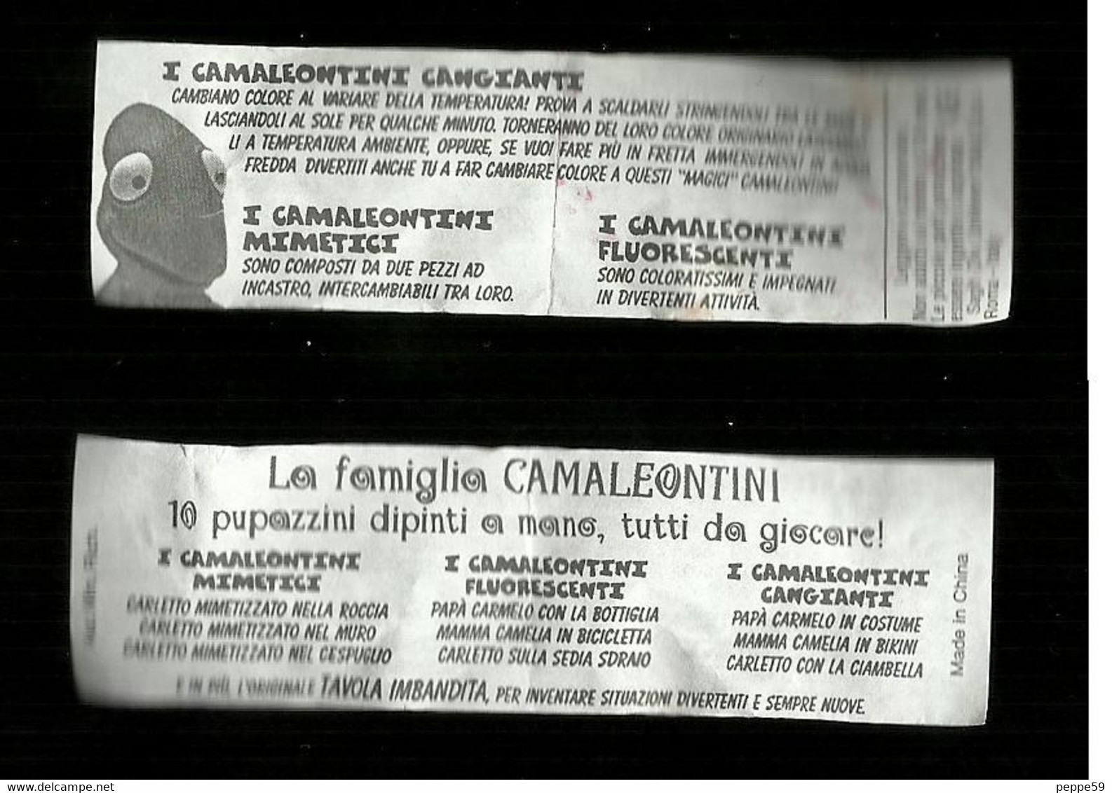 Findus Cartina BPZ - La Famiglia Camaleontini - Istruzioni