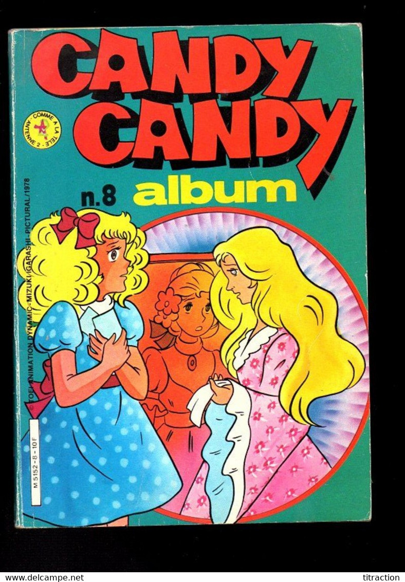 Livre BD Ancien EO édition Originale  BANDE DESSINEE CANDY Album Reliure N° 8 Revue 41 42 43 Collection Rare 1978 A 2 - Originele Tekeningen