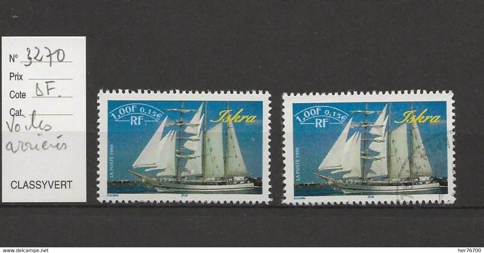 TIMBRE  YVERT N°  3269  3270 3275  3276 - Used Stamps