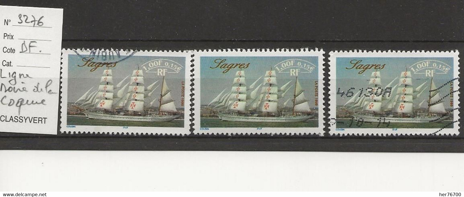 TIMBRE  YVERT N°  3269  3270 3275  3276 - Used Stamps