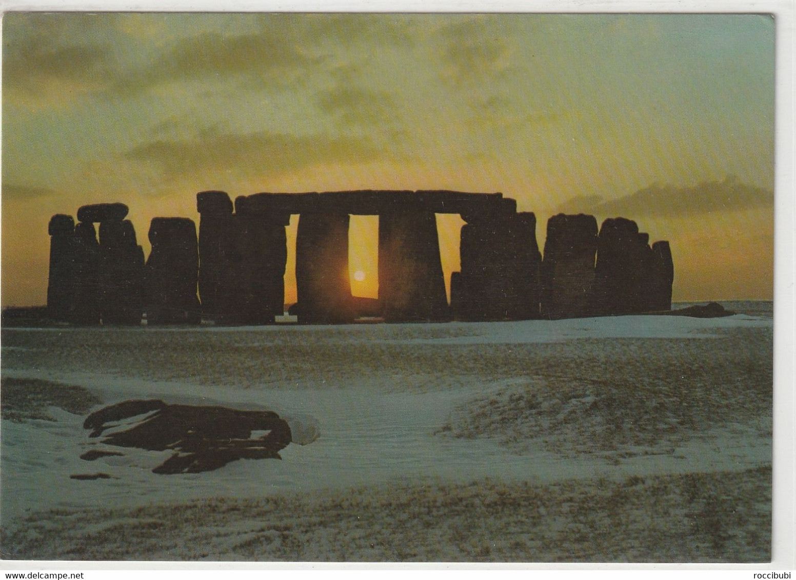 Stonehenge, Wiltshire, Winter Sunset - Stonehenge