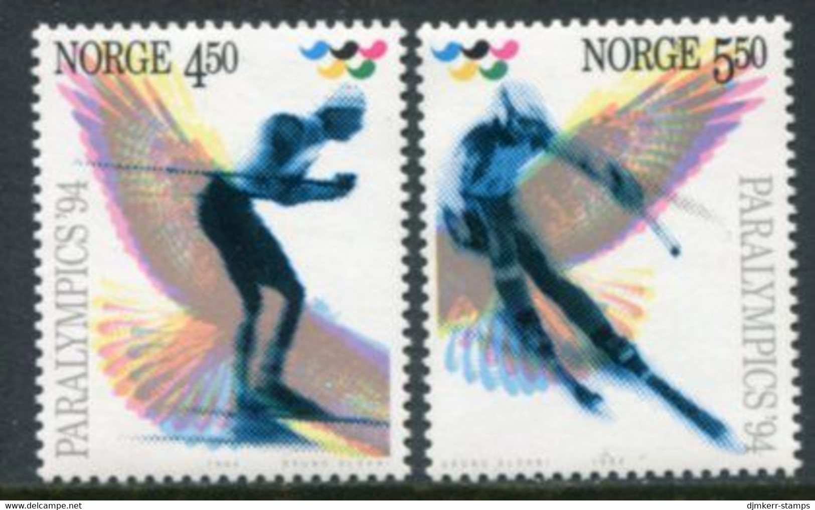 NORWAY 1994 Winter Paralympic Games MNH / **.   Michel 1152-53 - Ungebraucht