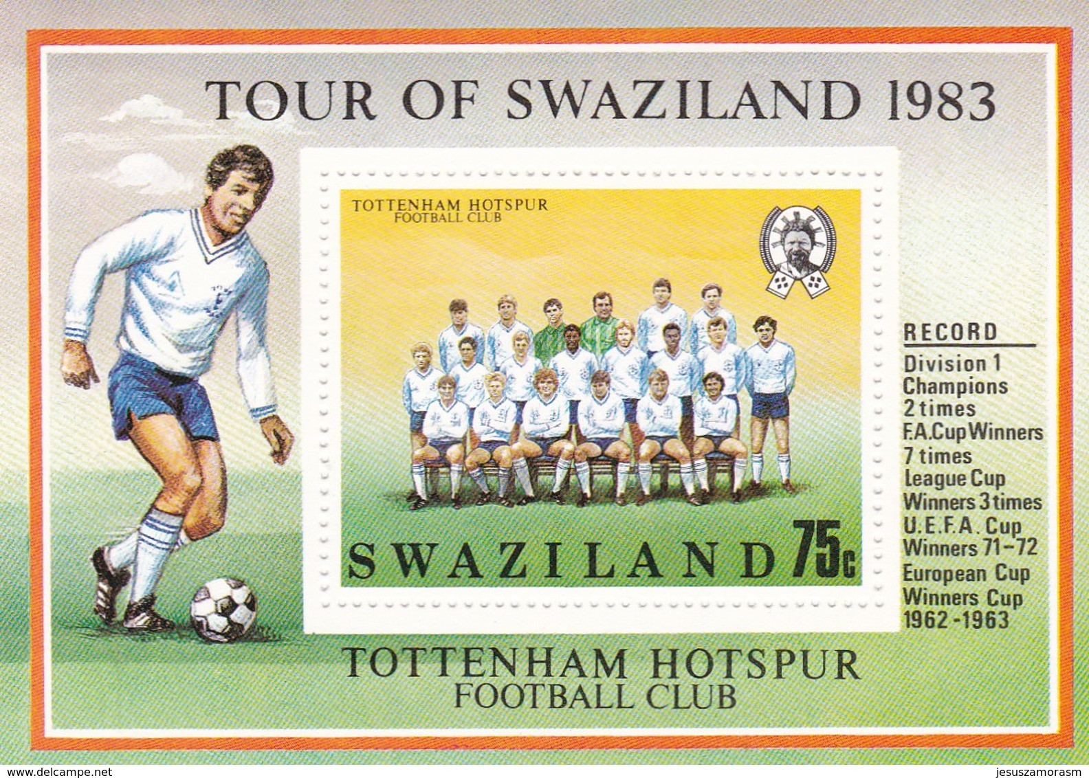 Swaziland Hb 7 Al 9 - Swaziland (1968-...)