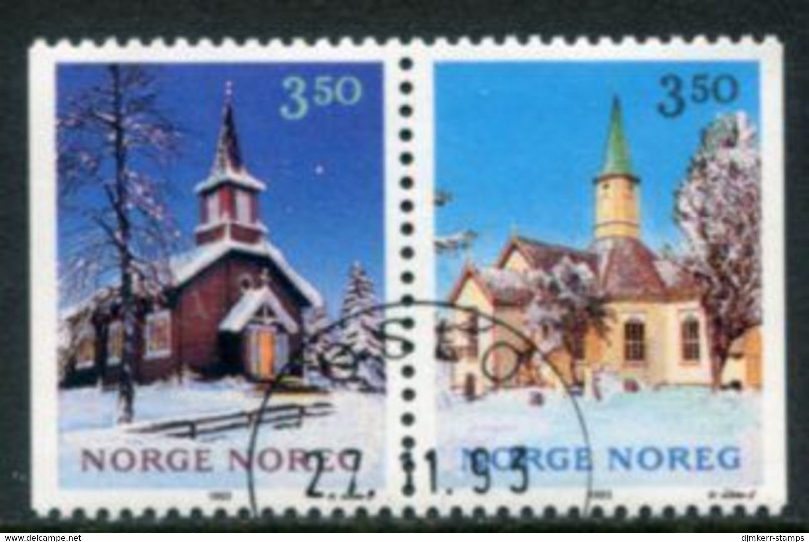 NORWAY 1993 Christmas Used.   Michel 1141-42 - Used Stamps