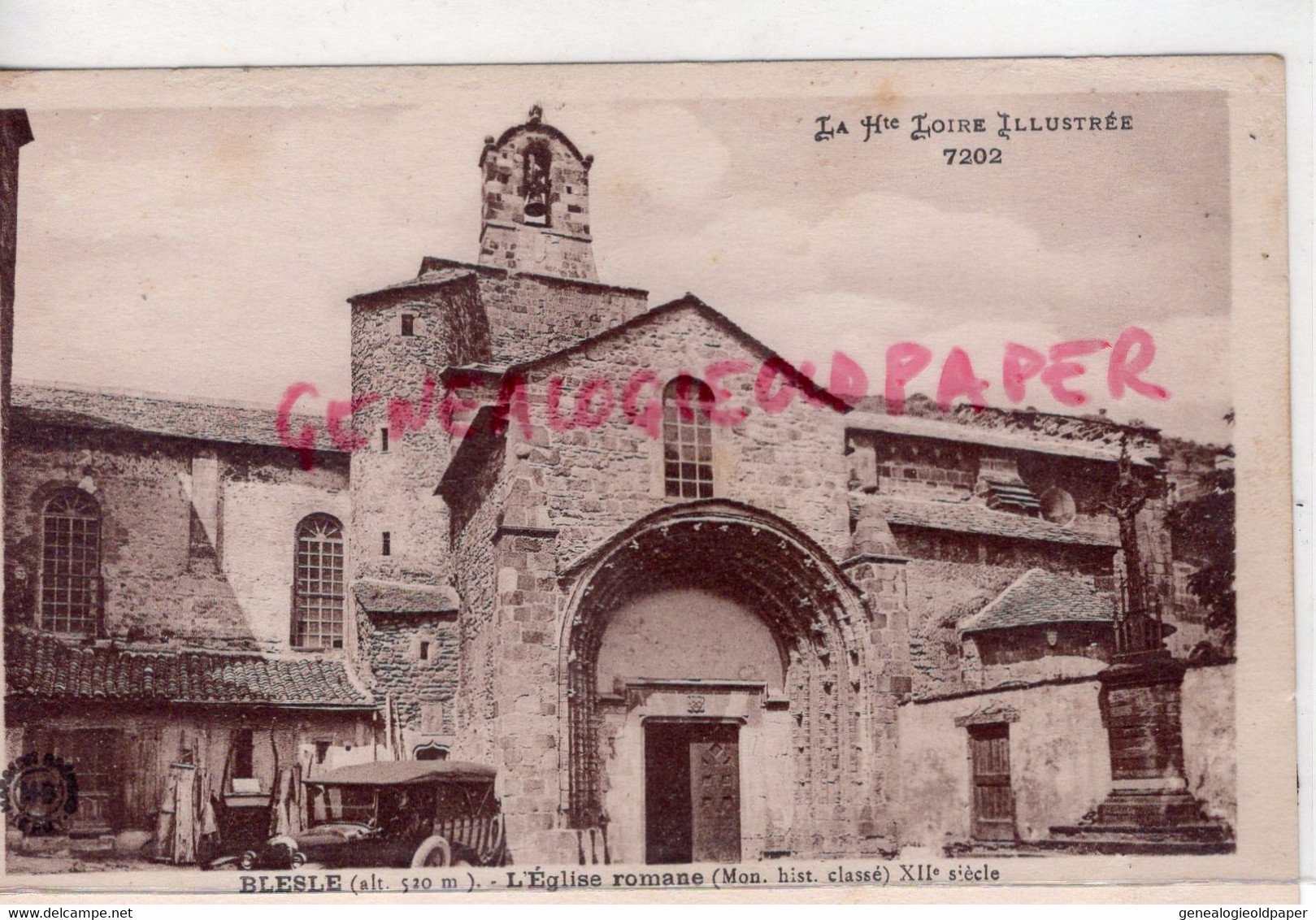 43-  BLESLE - L' EGLISE ROMANE - Blesle