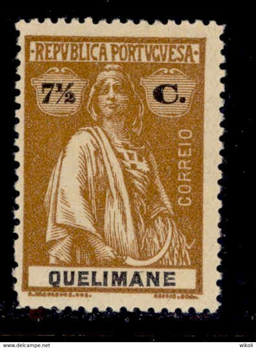 ! ! Quelimane - 1914 Ceres 7 1/2 C (Lozanged) - Af. 32a - MH - Quelimane