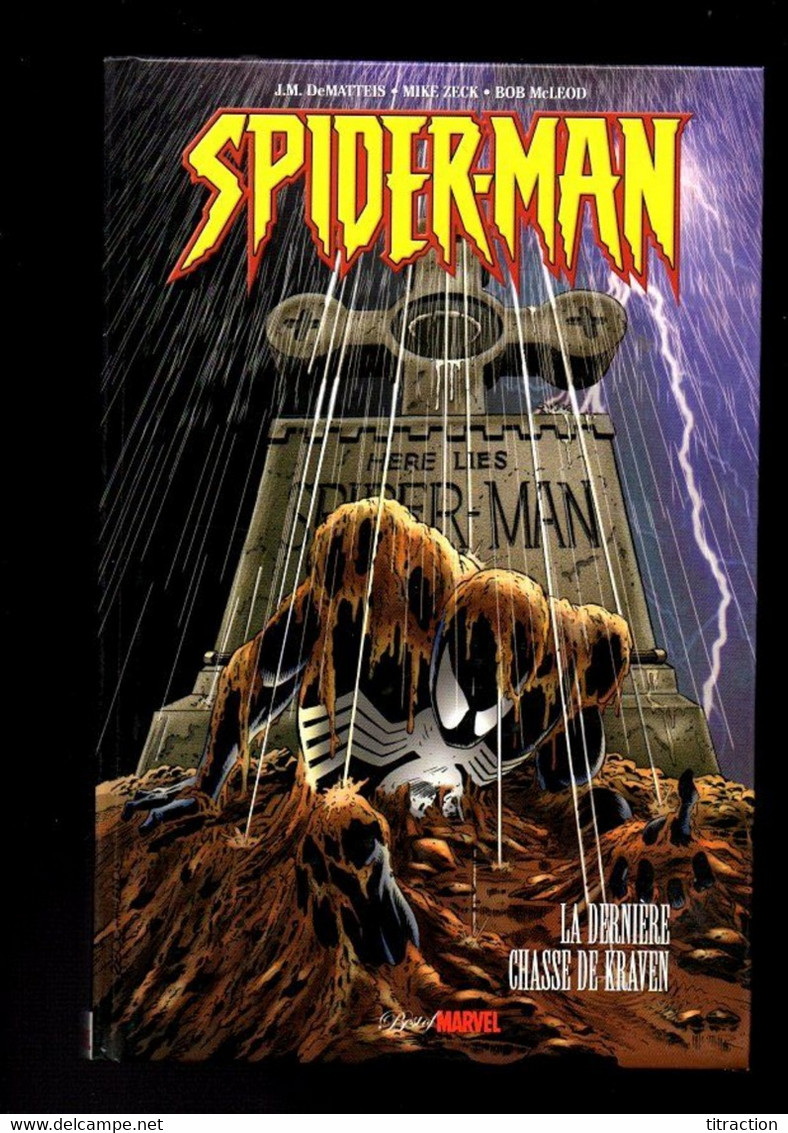 Livre BD Ancien EO édition Originale  BANDE DESSINEE Spider-Man Tome 1 La Dernière Chasse De Kraven Relié 19 Août 2004 - Disegni Originali