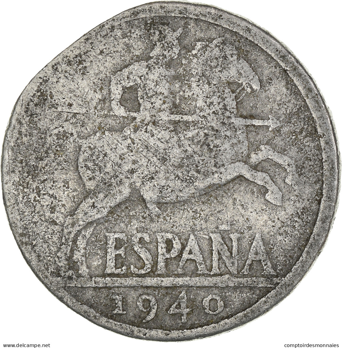 Monnaie, Espagne, 10 Centimos, 1940 - 10 Centesimi