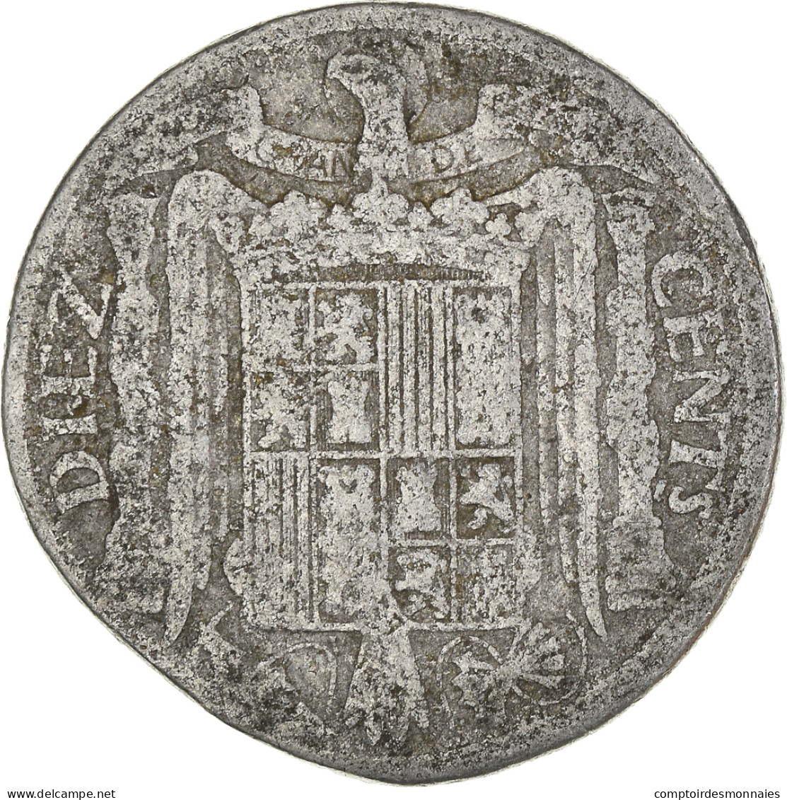 Monnaie, Espagne, 10 Centimos, 1940 - 10 Céntimos