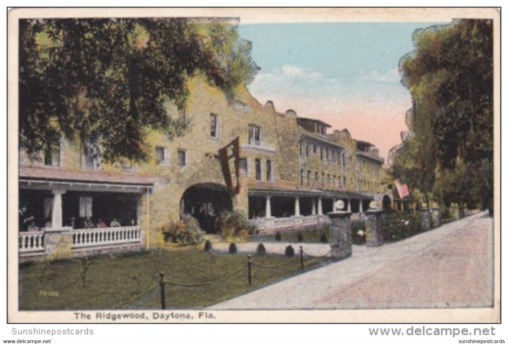 Florida Daytona The Ridgewood Hotel 1927 - Daytona