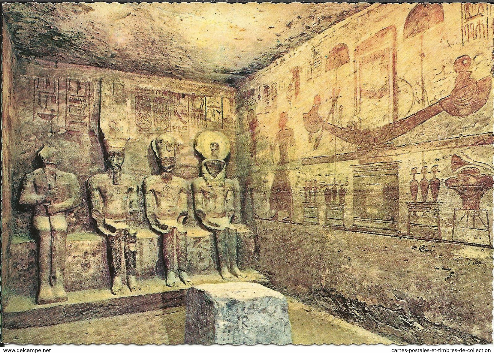 ABU SIMBEL , Sanctuary Of The Great Temple ; Le Sanctuaire Dans Le Grand Temple - Temples D'Abou Simbel
