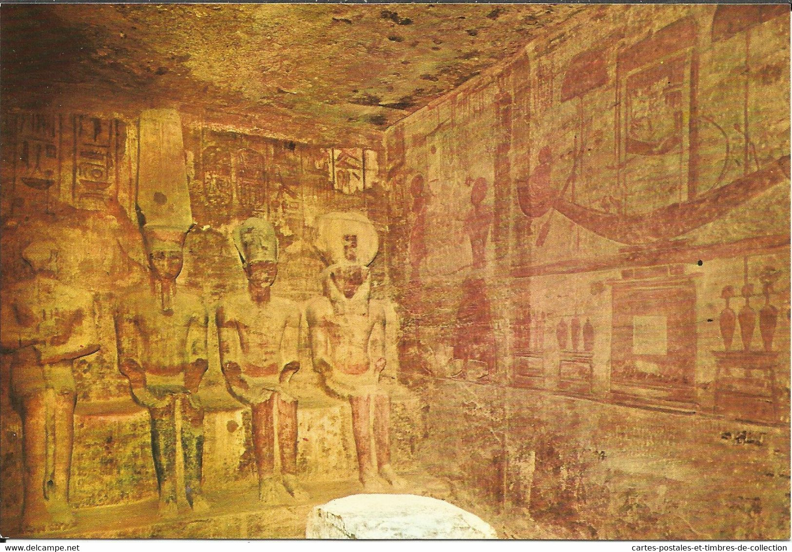 ABOU SIMBEL , Le Sanctuaire , Ramses II Avec Dieu Ptah , Amen ,  Ra & Harmakhis - Temples D'Abou Simbel