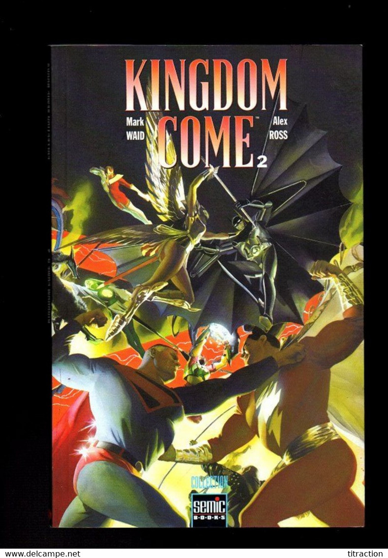 Livre BD Ancien EO édition Originale Très Rare  Album Kingdom Come 2 - Platten Und Echtzeichnungen