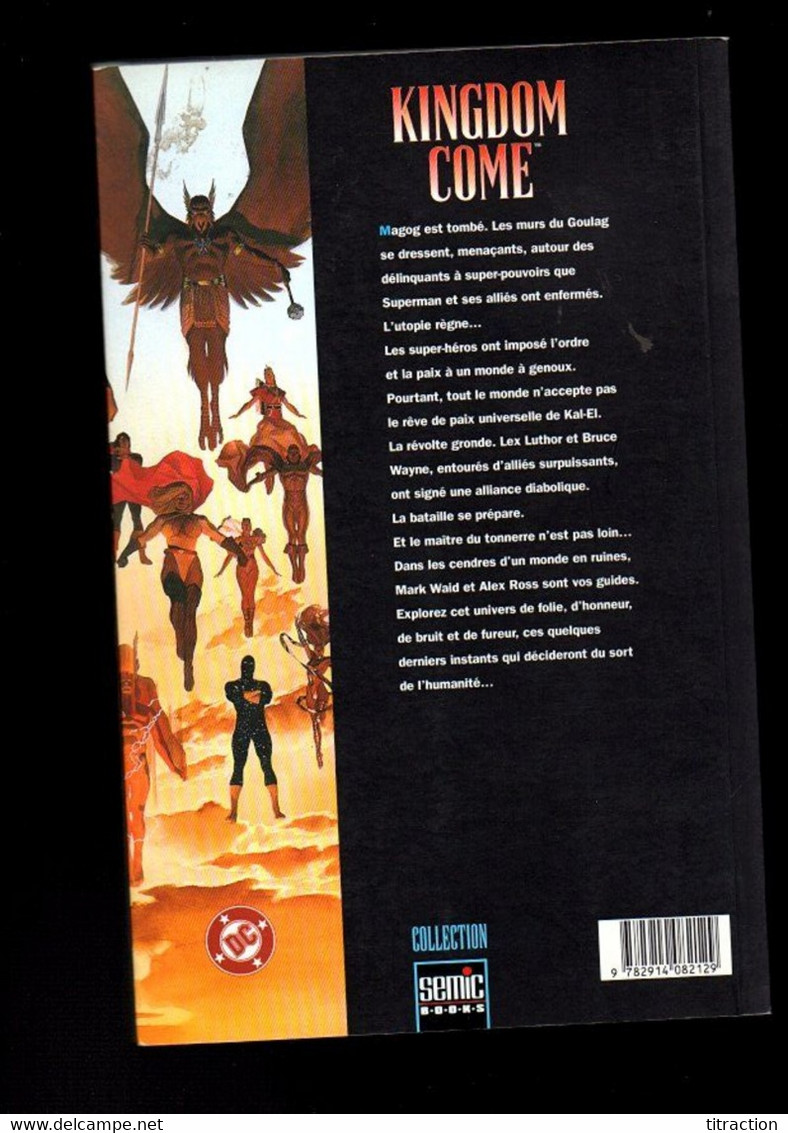 Livre BD Ancien EO édition Originale Très Rare  Album Kingdom Come 2 - Disegni Originali