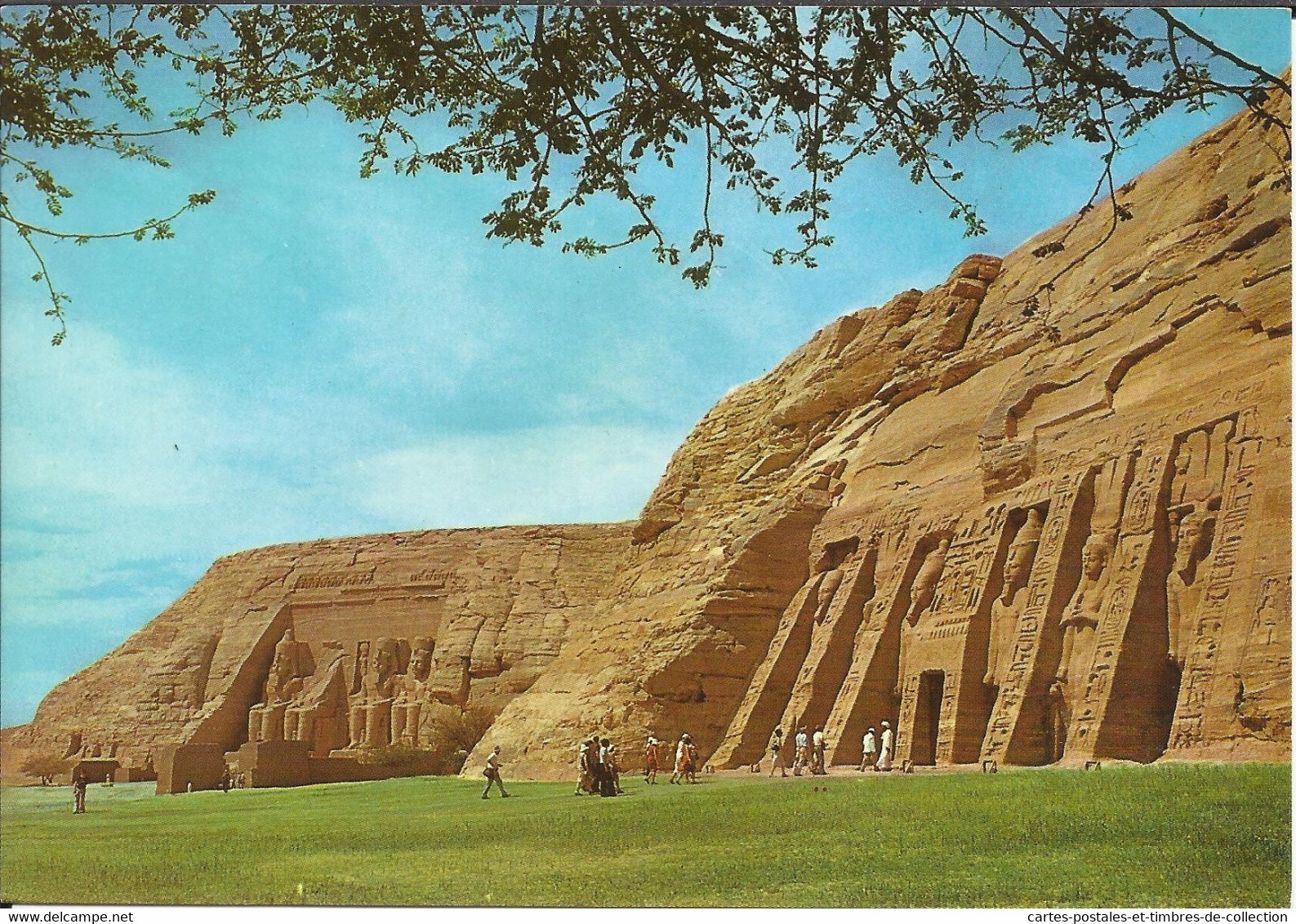 ABU SIMBEL , General View Of The Temple Abu Simbel ; أبو سمبل ، منظر عام لمعبد أبو سمبل - Tempels Van Aboe Simbel