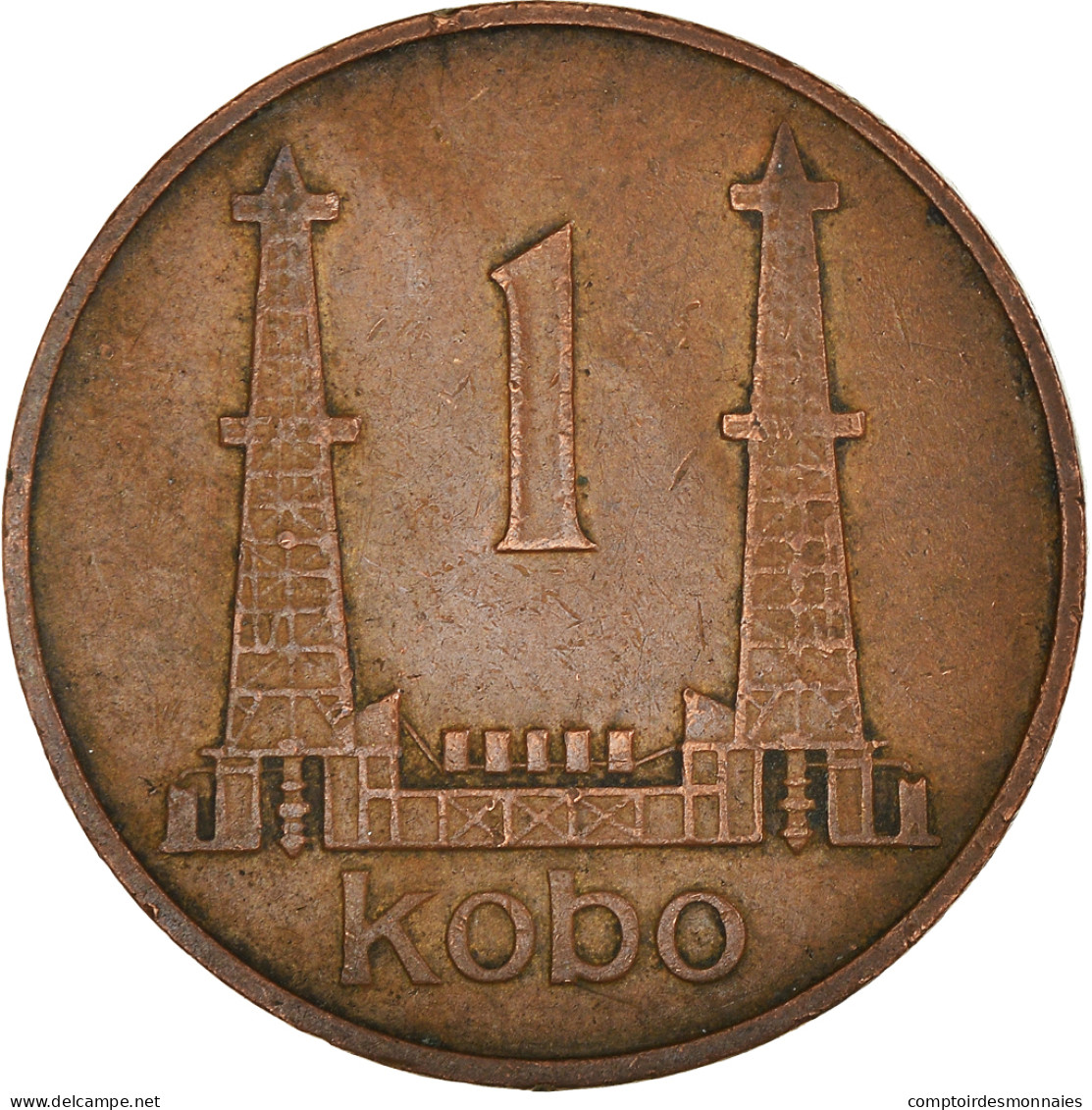 Monnaie, Nigéria, Kobo, 1973 - Nigeria