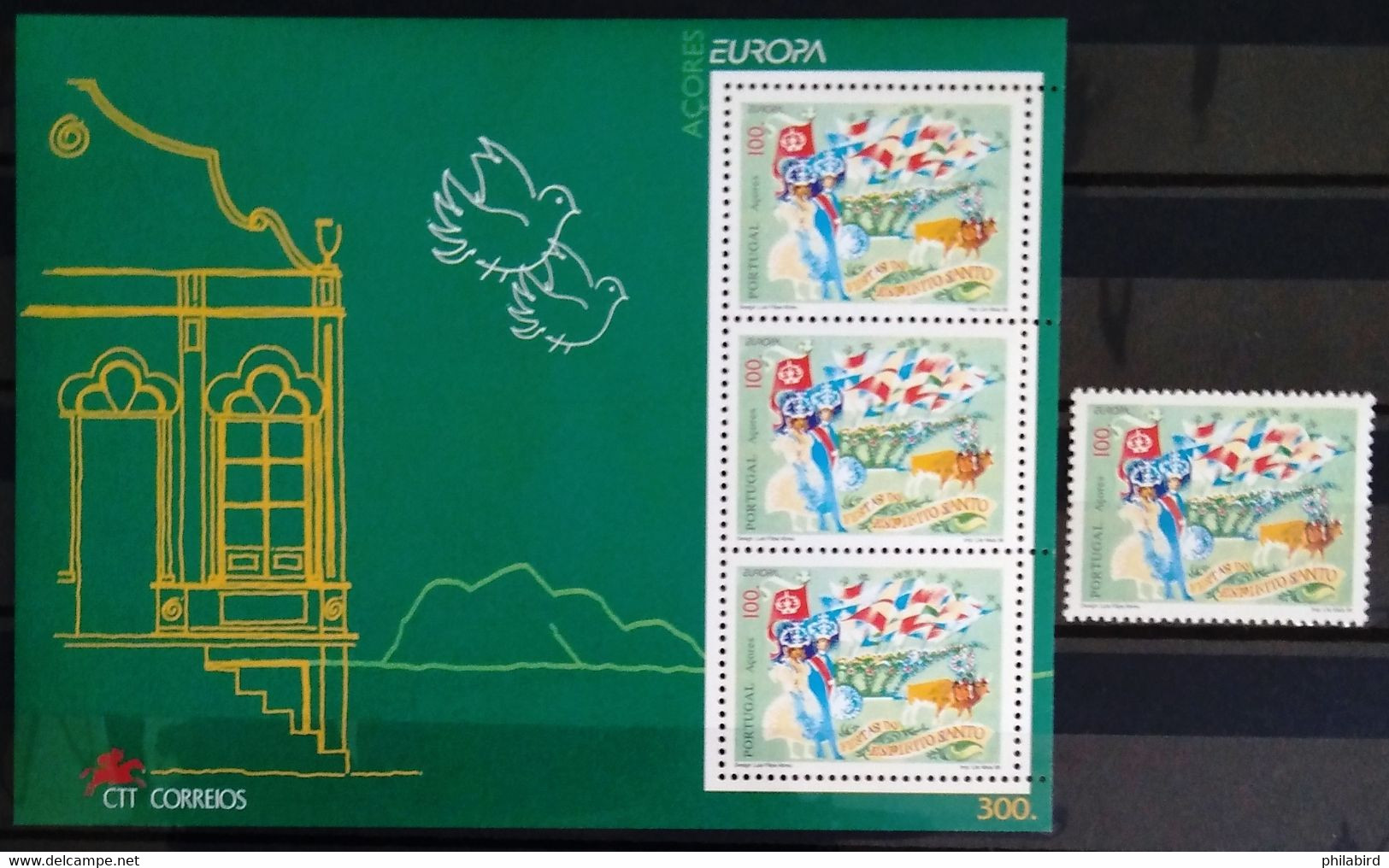 EUROPA 1998 - ACORES                       N° 457 + B.F 18                        NEUF** - 1998