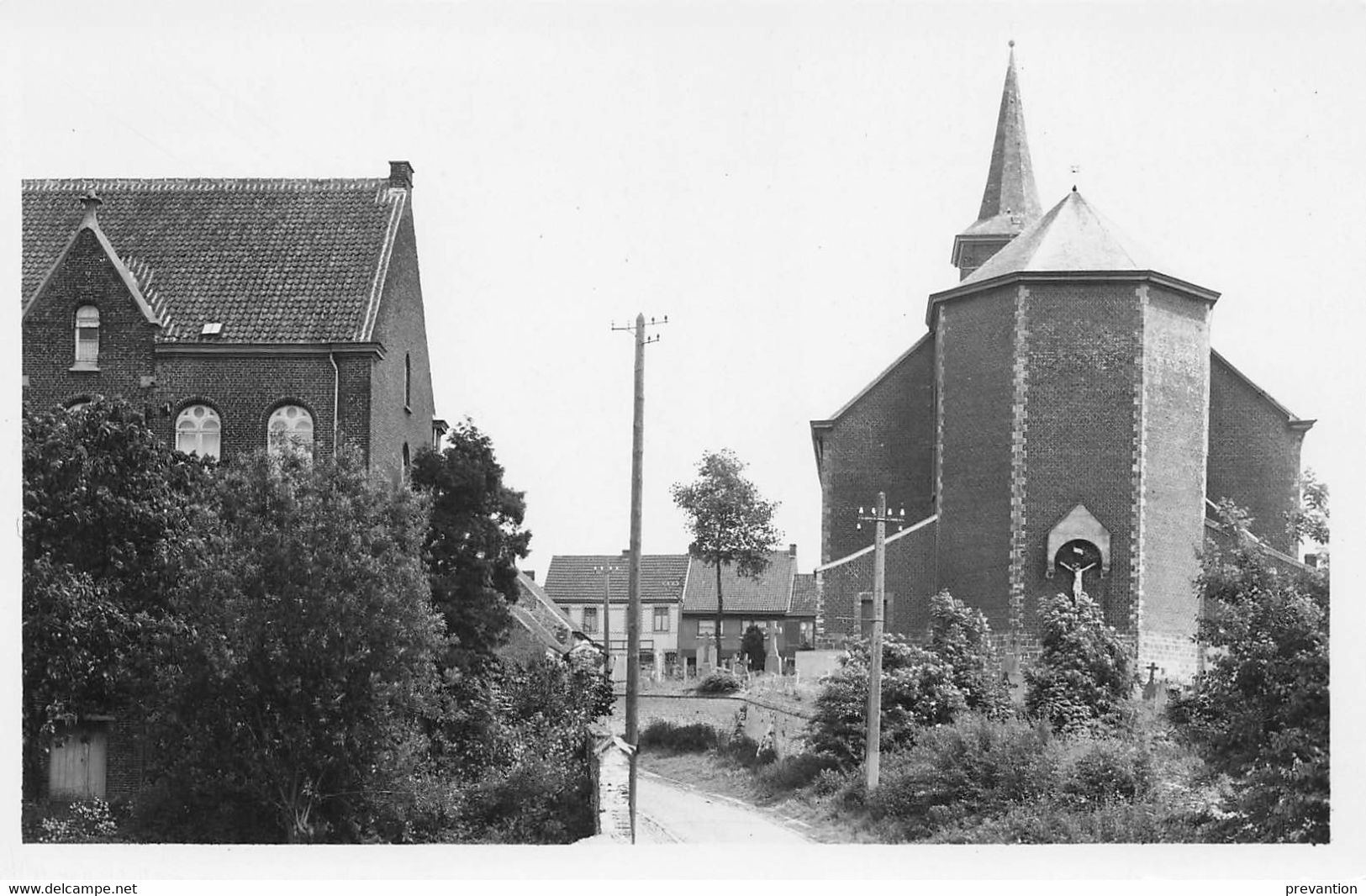 BALEGEM - Pastorij En Kerk - Photo Carte - Oosterzele