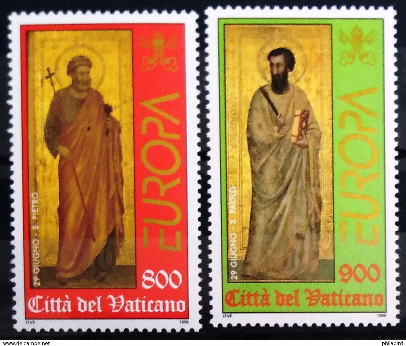 EUROPA 1998 - VATICAN                       N° 1104/1105                        NEUF** - 1998