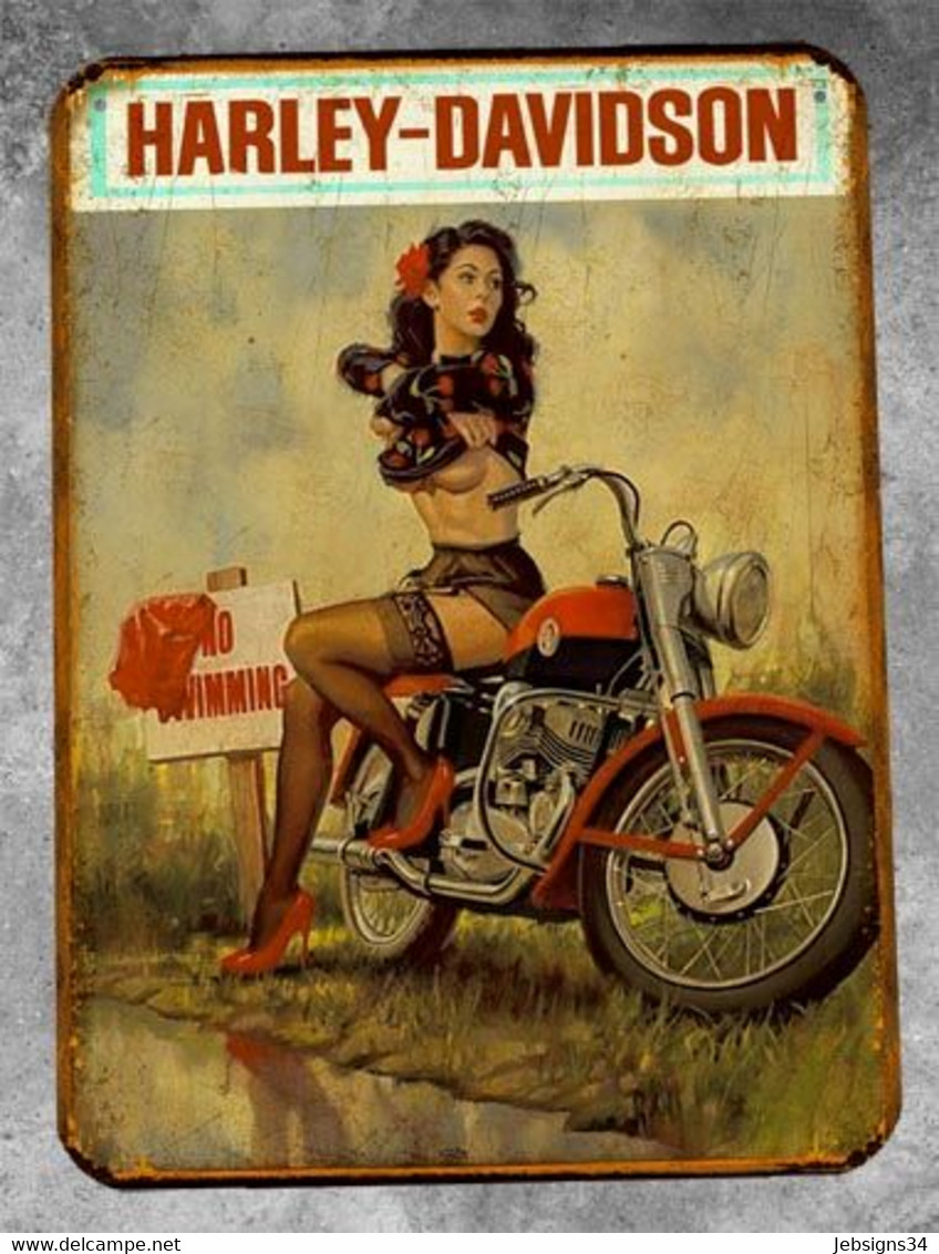 Plaque Métal HD Pinup - Tin Signs (vanaf 1961)