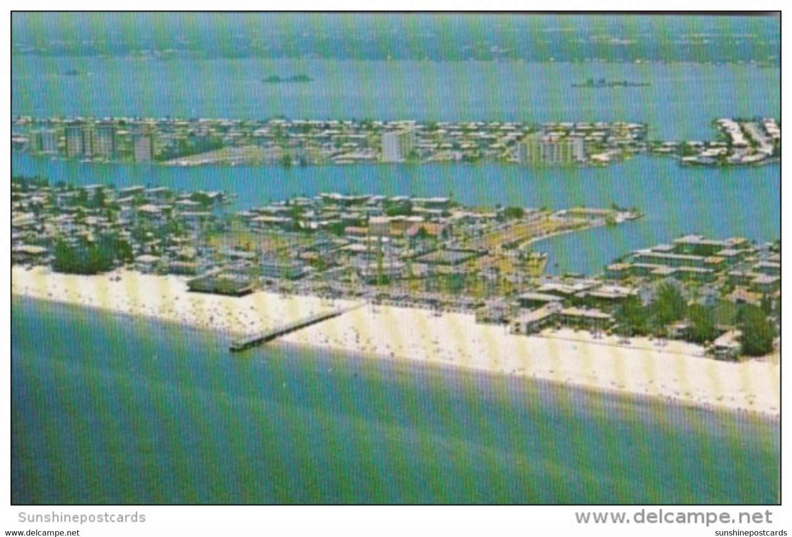 Florida Clearwater Beach Aerial View - Clearwater