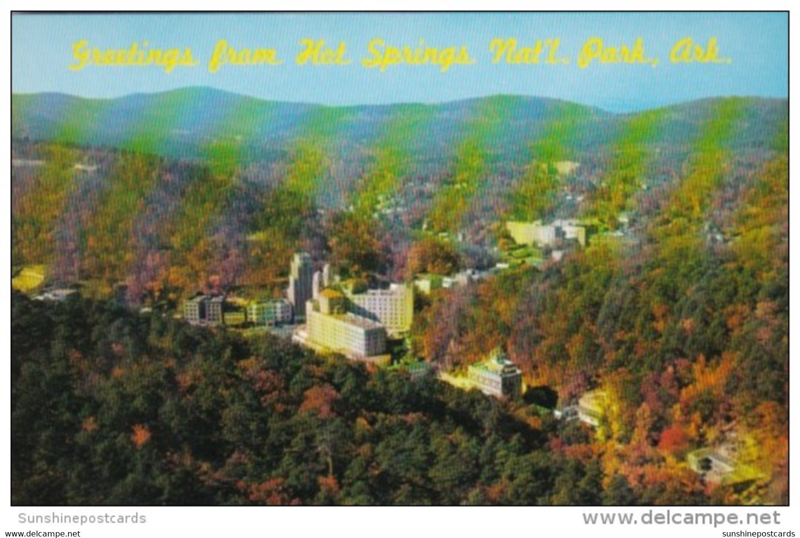 Arkansas Greetings From Hot Springs National Park - Hot Springs