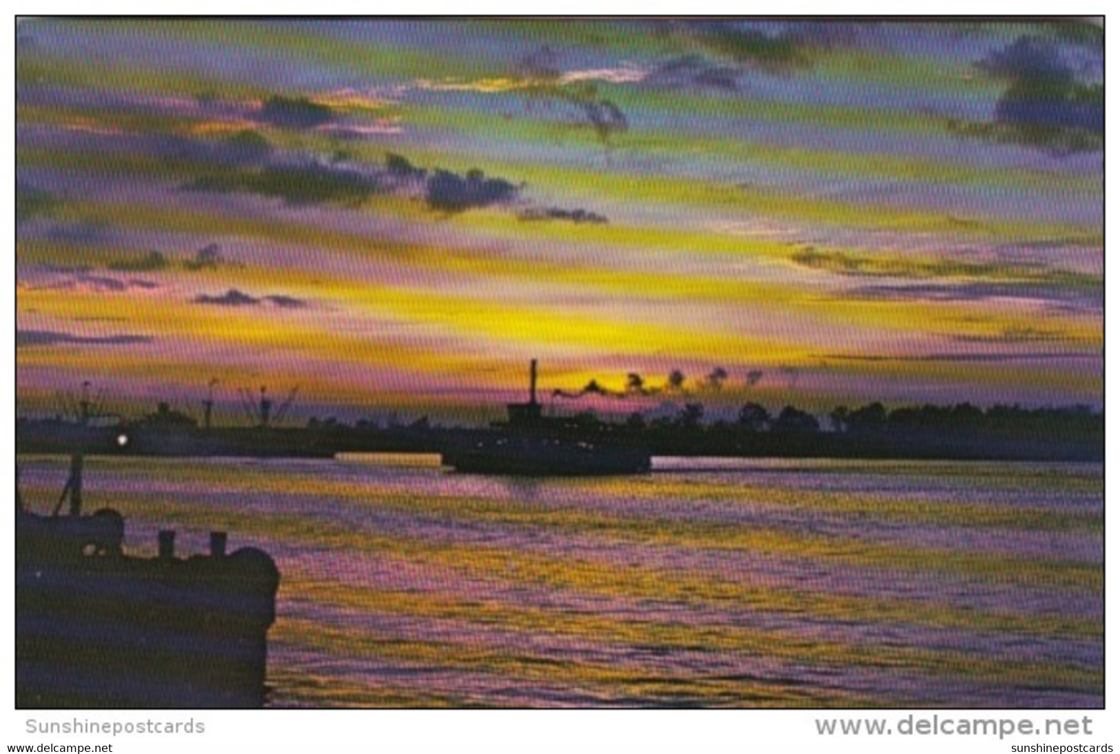 Louisiana Baton Rouge Sunset On The Mississippi River - Baton Rouge