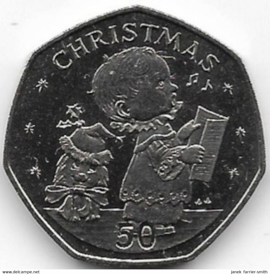 1989 Gibraltar Christmas 50 Pence First Day Cover - Gibraltar