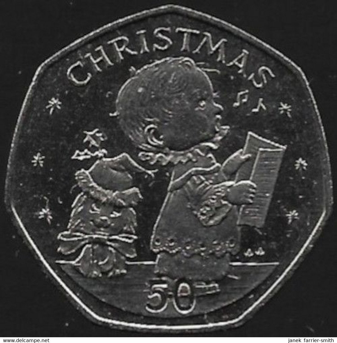 1989 Gibraltar Christmas 50 Pence First Day Cover