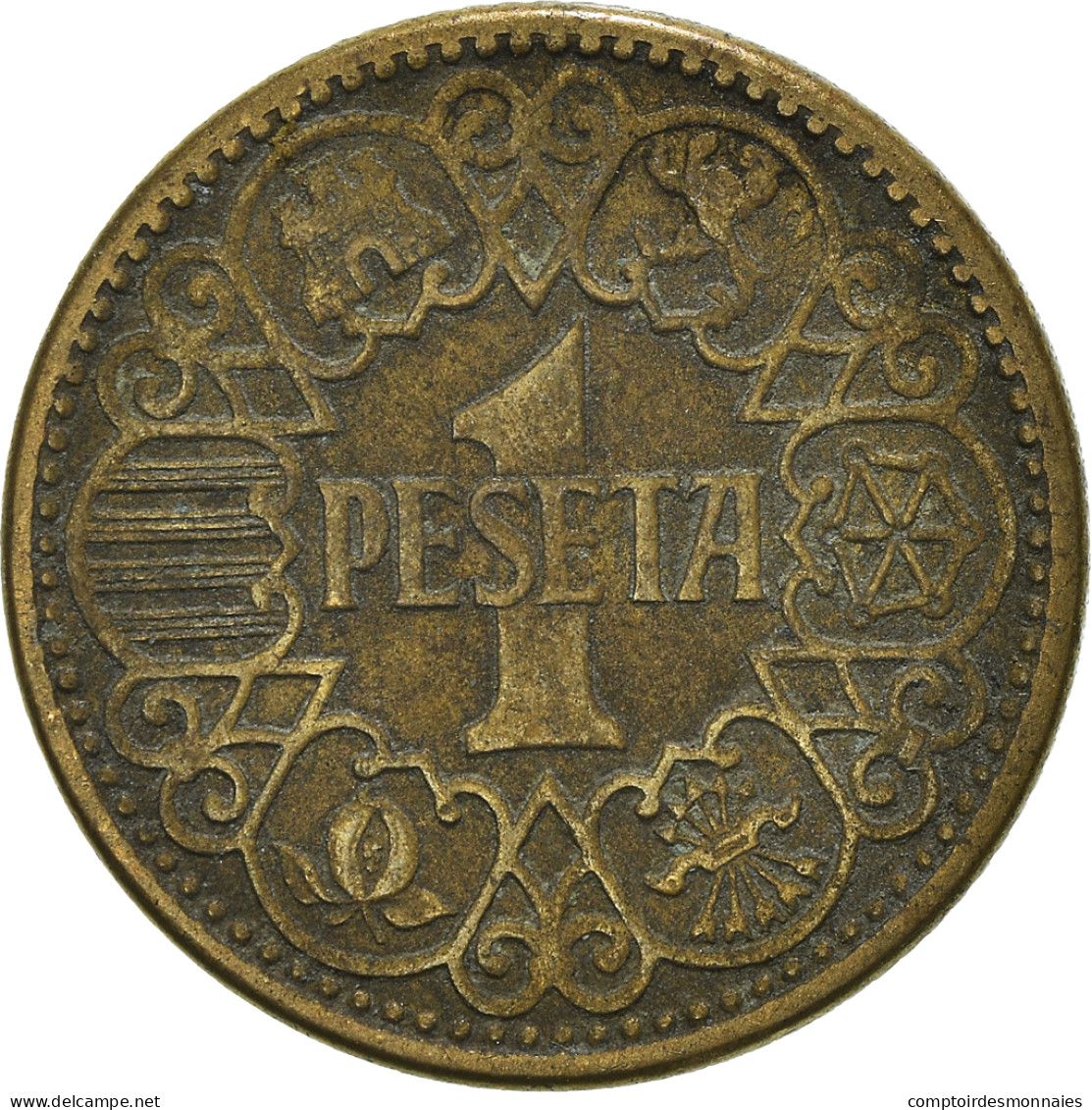 Monnaie, Espagne, Peseta, 1944 - 1 Peseta