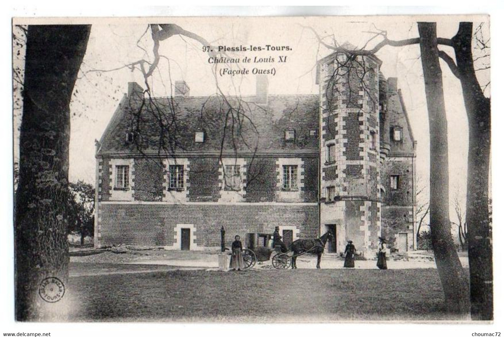 (37) 2608, La Riche - Plessis Les Tours, Grand Bazar Tours 97, Château De Louis XI, Façade Ouest - La Riche