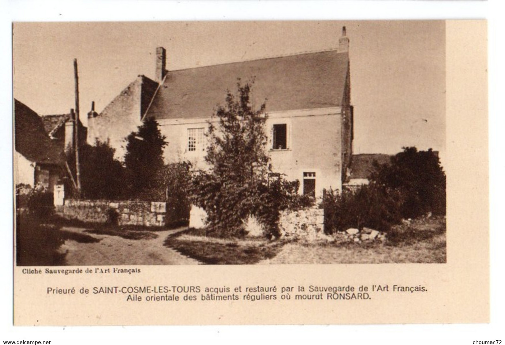 (37) 2610, La Riche, Prieuré De Saint-Cosme, Le Marigny - La Riche