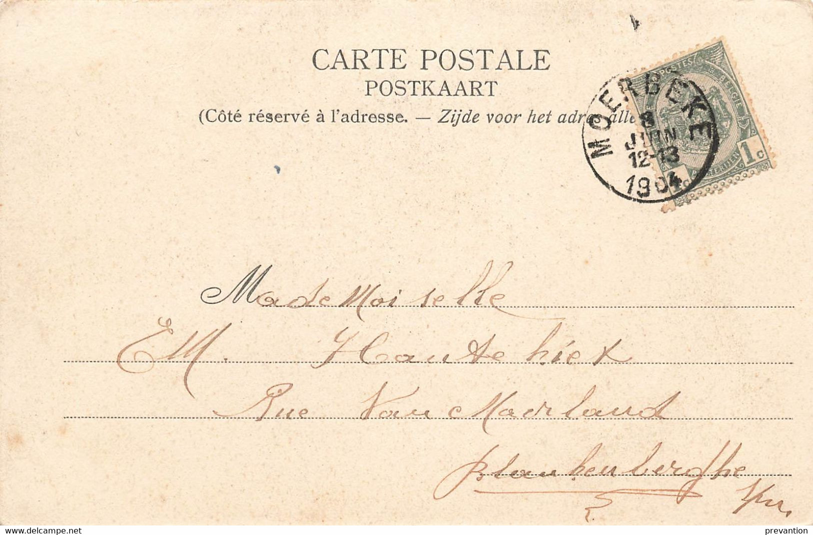 LAICHES-CHASSEPIERRE - Centre D'Azy - Carte Circulé En 1904 - Waarschoot