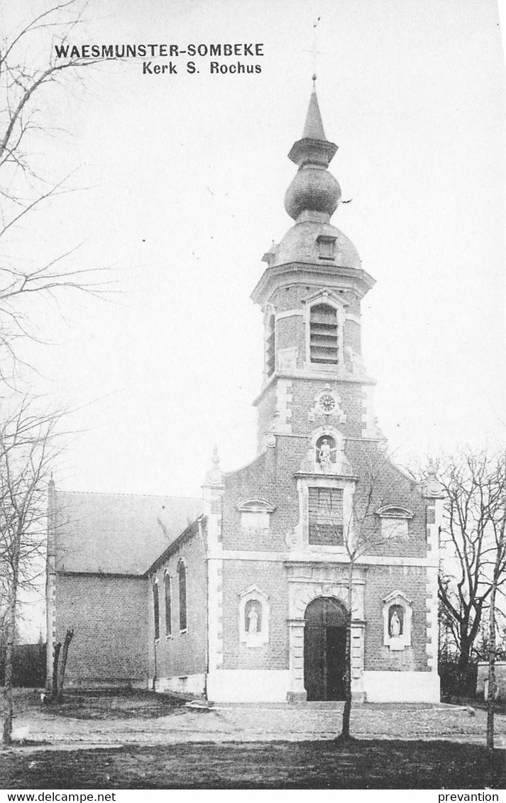 WAESMUNSTER-SOMBEKE - Kerk S. Rochus - Waasmunster
