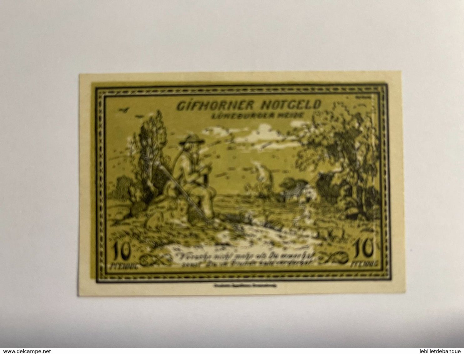 Allemagne Notgeld Gifhorn 10 Pfennig - Sammlungen