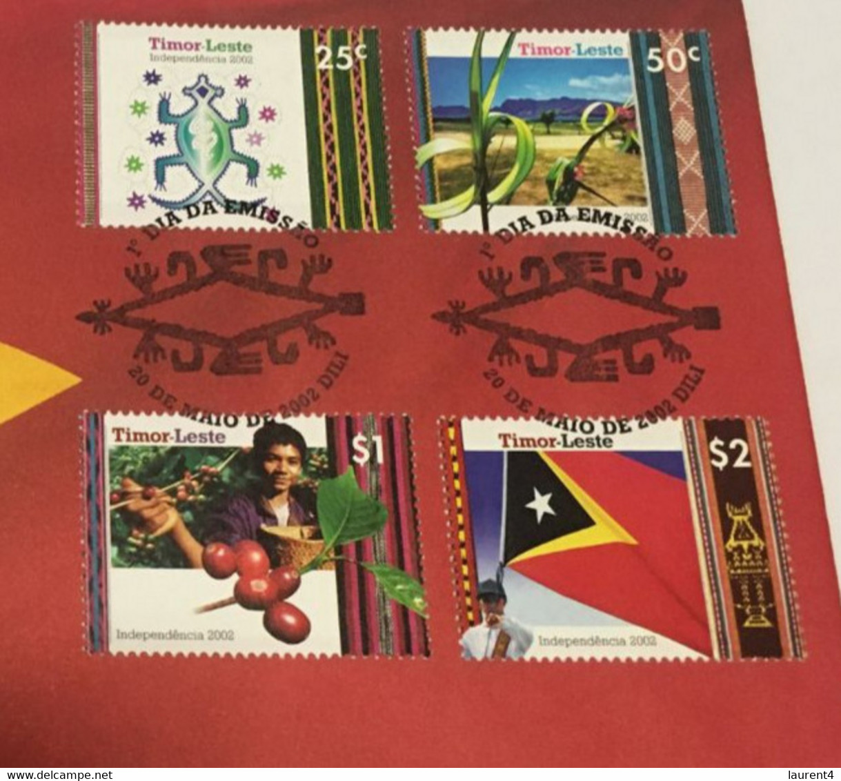 (1 G 48) Timr Leste Independence 2002 FDC (scarce) Cover - Issed By Australia Post - Osttimor