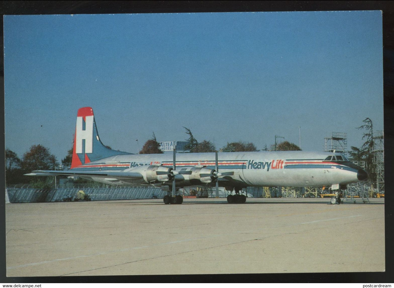 Paris Orly Airport Heavy Lift Cargo Postcard - Aéroports De Paris