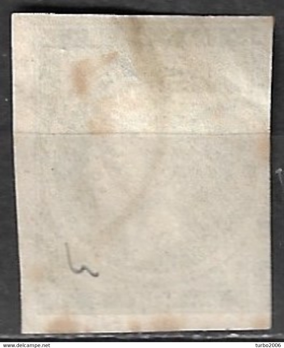 GREECE Plateflaw 5CF2 Broken Circle On Right In 1880-86 LHH Athens Issue On Cream Paper 5 L Green Vl. 69 / H 55 C - Abarten Und Kuriositäten