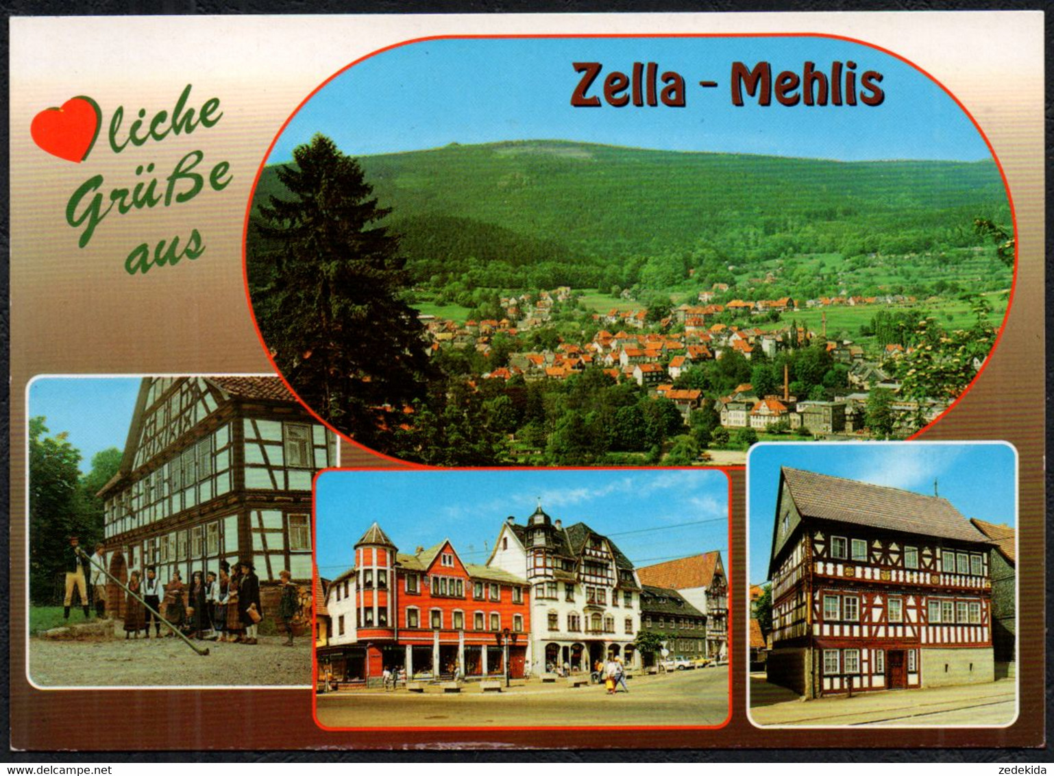 F5992 - TOP Zella Mehlis - Verlag Bild Und Heimat Reichenbach Qualitätskarte - Zella-Mehlis