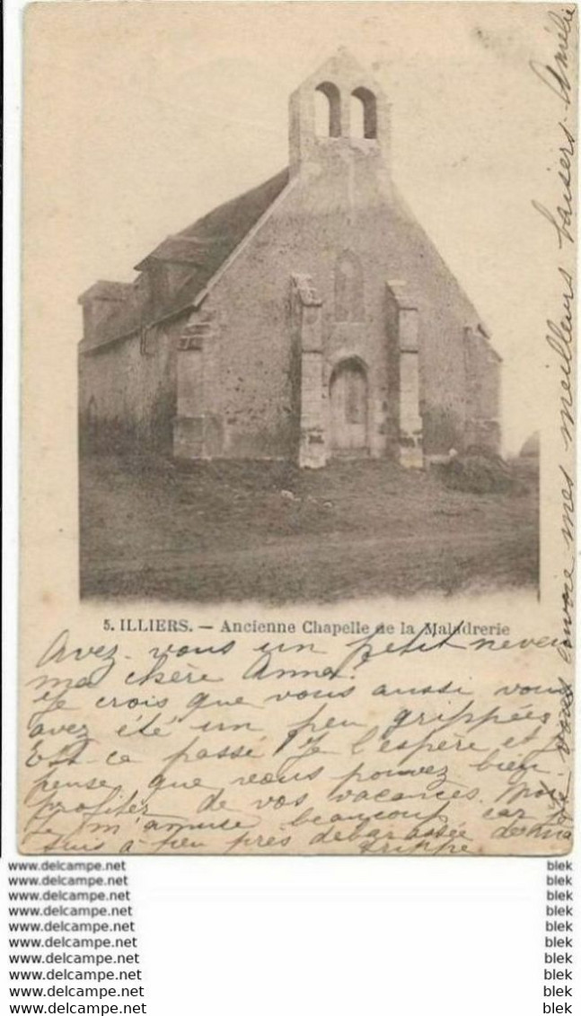 28 . Eure Et Loir :  Illiers  : Ancienne Chapelle  De La Maladrerie . - Illiers-Combray